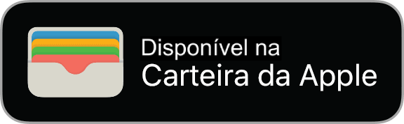 Disponível na Carteira Apple